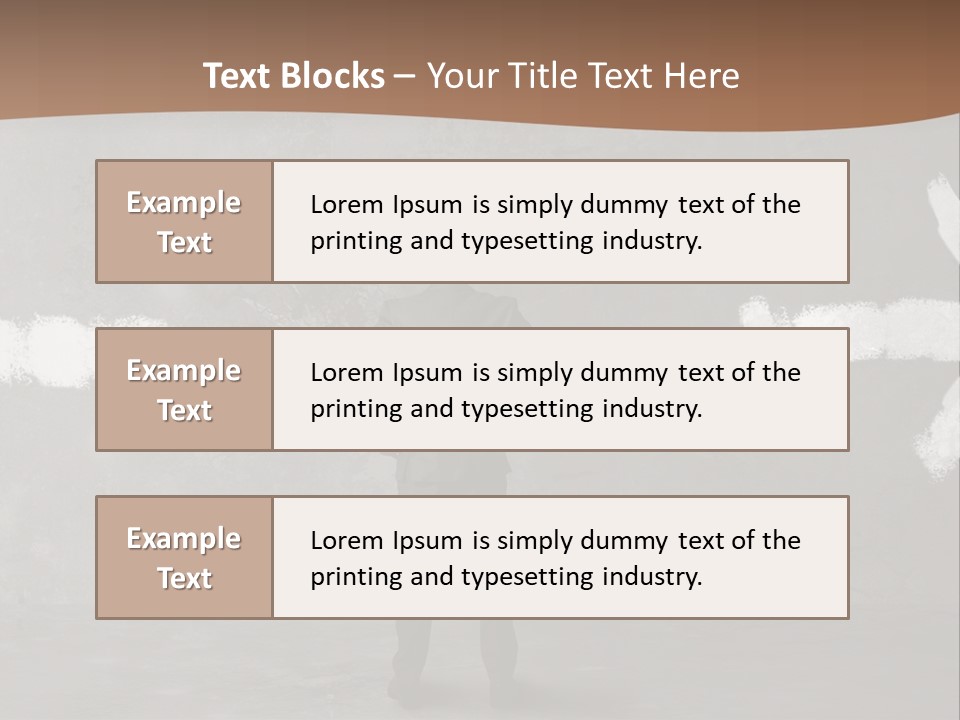 Manager Decide Way PowerPoint Template