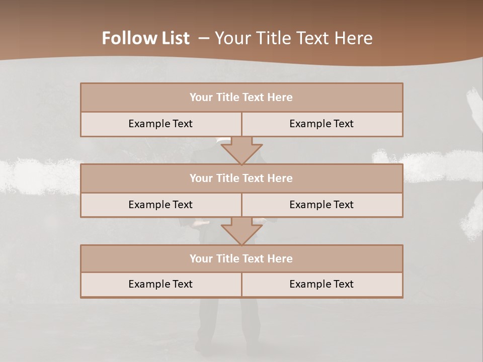 Manager Decide Way PowerPoint Template