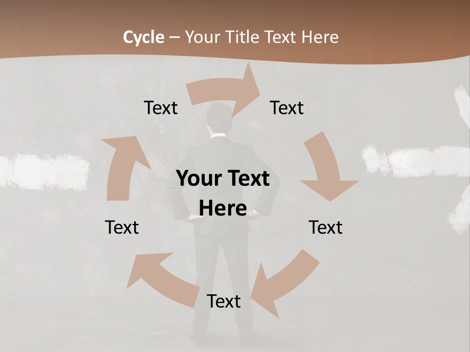 Manager Decide Way PowerPoint Template