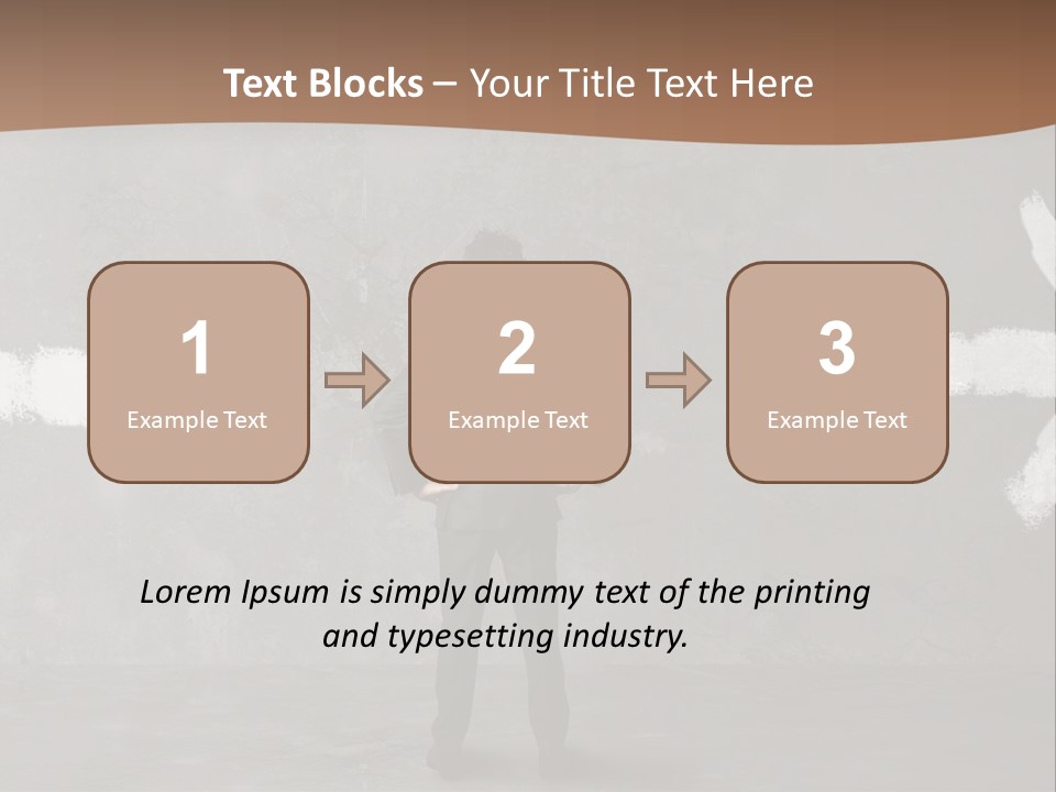 Manager Decide Way PowerPoint Template
