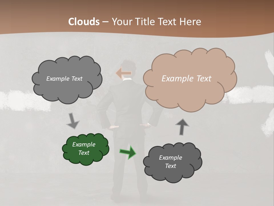Manager Decide Way PowerPoint Template