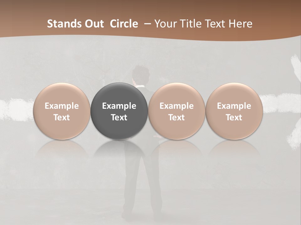 Manager Decide Way PowerPoint Template
