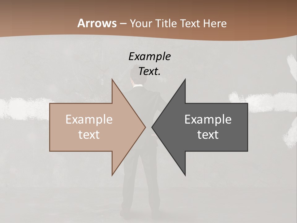 Manager Decide Way PowerPoint Template