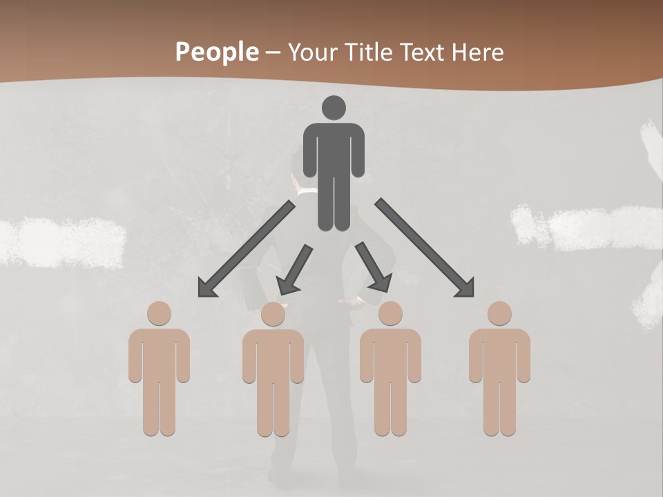 Manager Decide Way PowerPoint Template