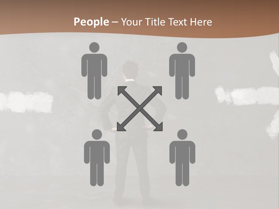 Manager Decide Way PowerPoint Template