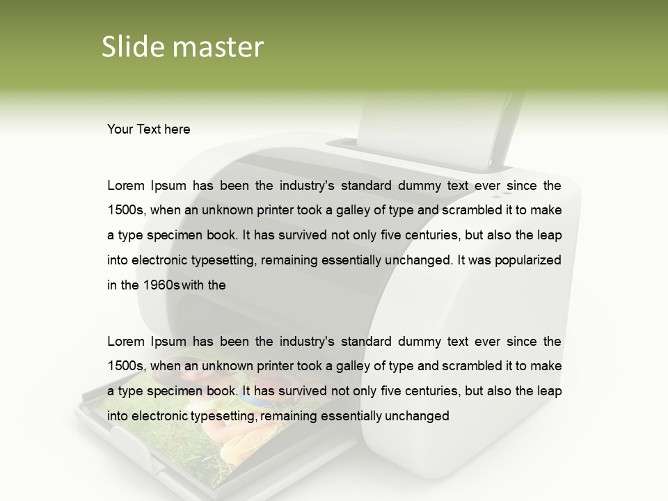 Photography Icon Equipment PowerPoint Template