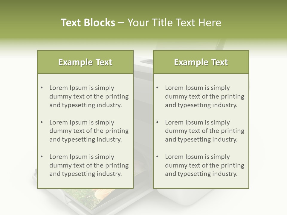 Photography Icon Equipment PowerPoint Template