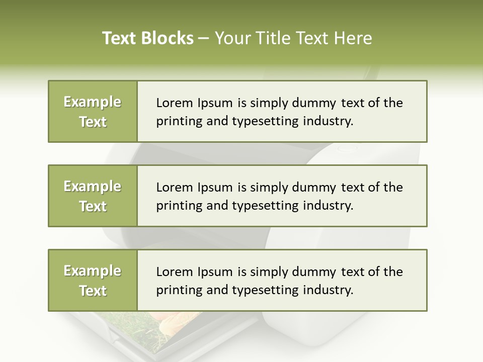 Photography Icon Equipment PowerPoint Template