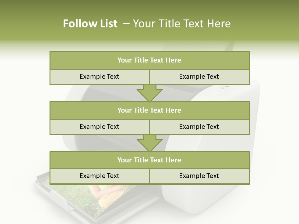 Photography Icon Equipment PowerPoint Template