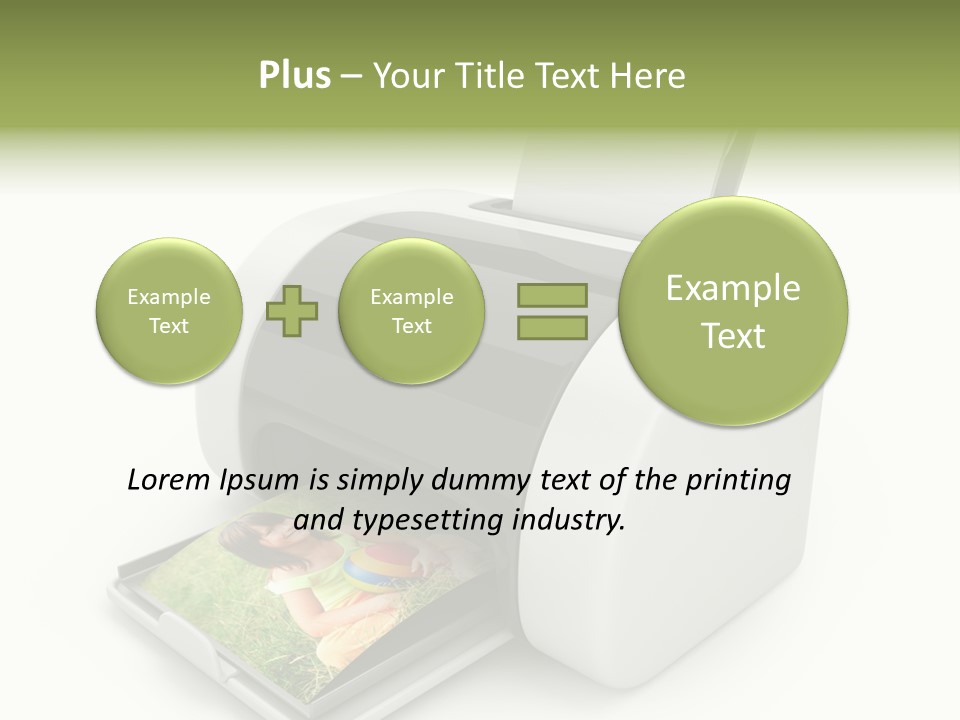 Photography Icon Equipment PowerPoint Template