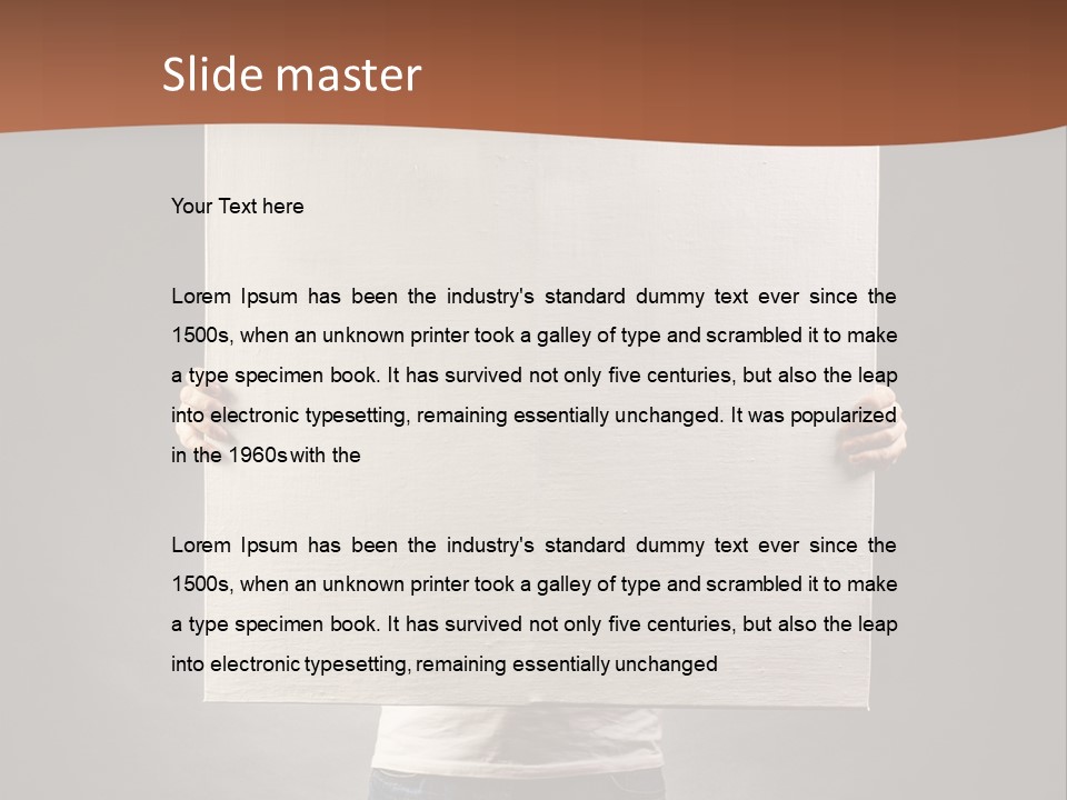 Square Primer Art PowerPoint Template