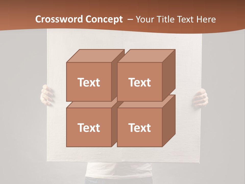 Square Primer Art PowerPoint Template