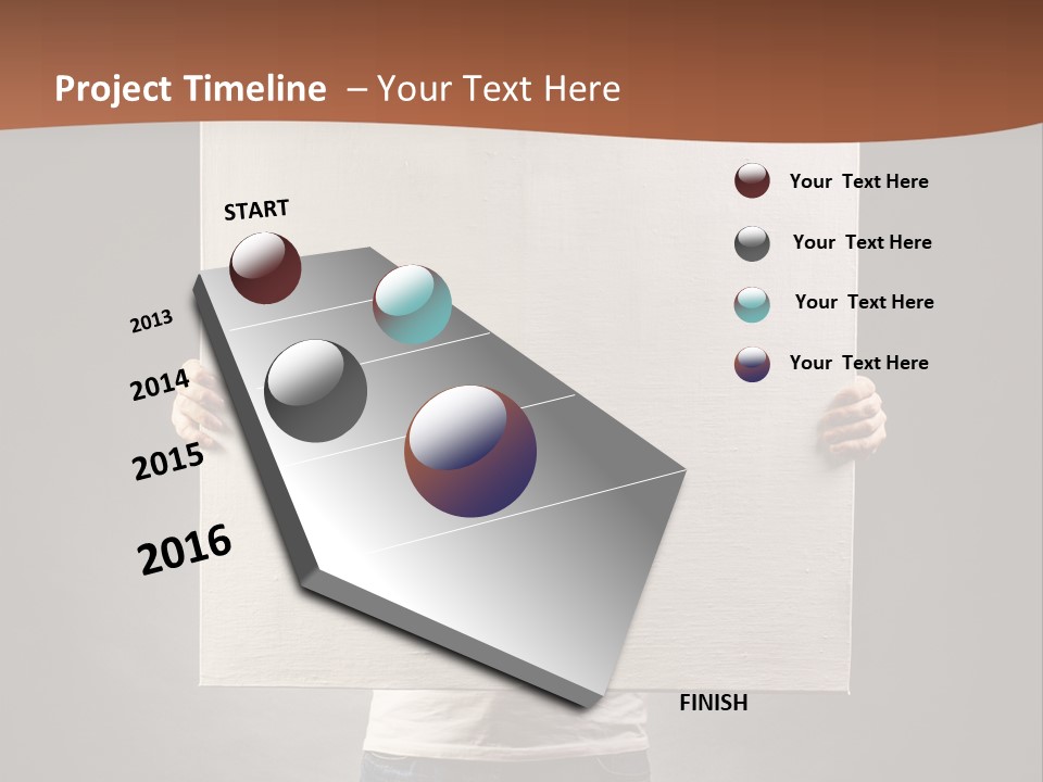 Square Primer Art PowerPoint Template