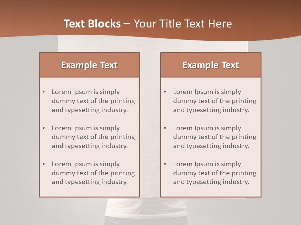 Square Primer Art PowerPoint Template