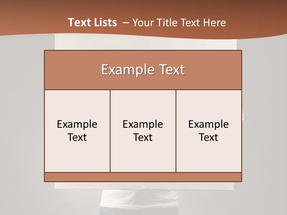 Square Primer Art PowerPoint Template