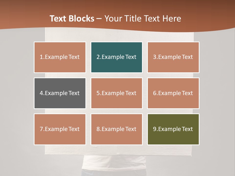 Square Primer Art PowerPoint Template