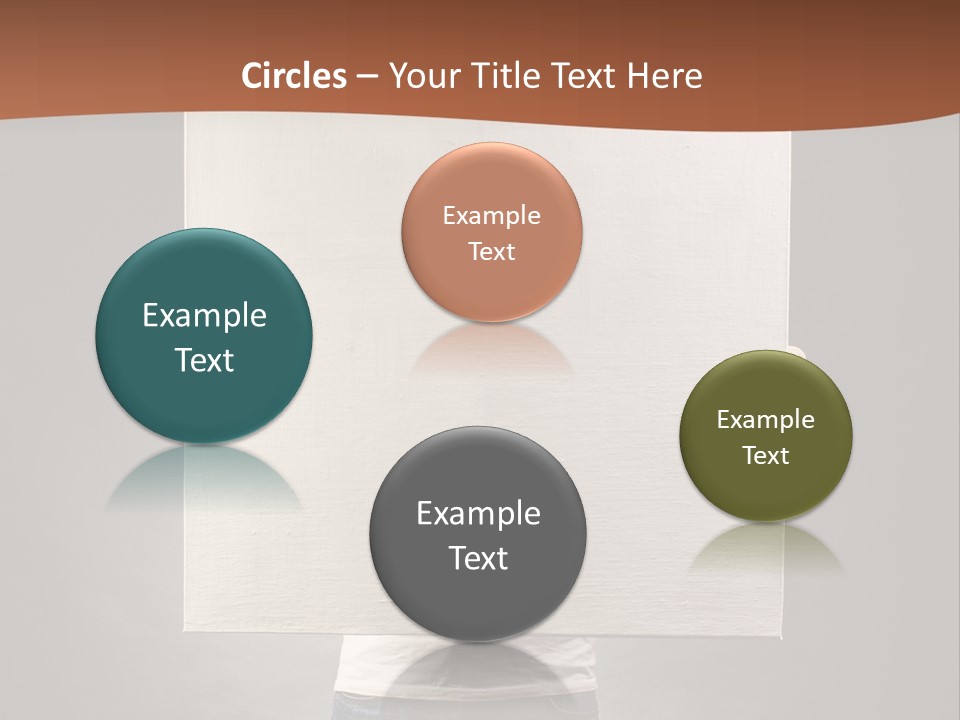 Square Primer Art PowerPoint Template