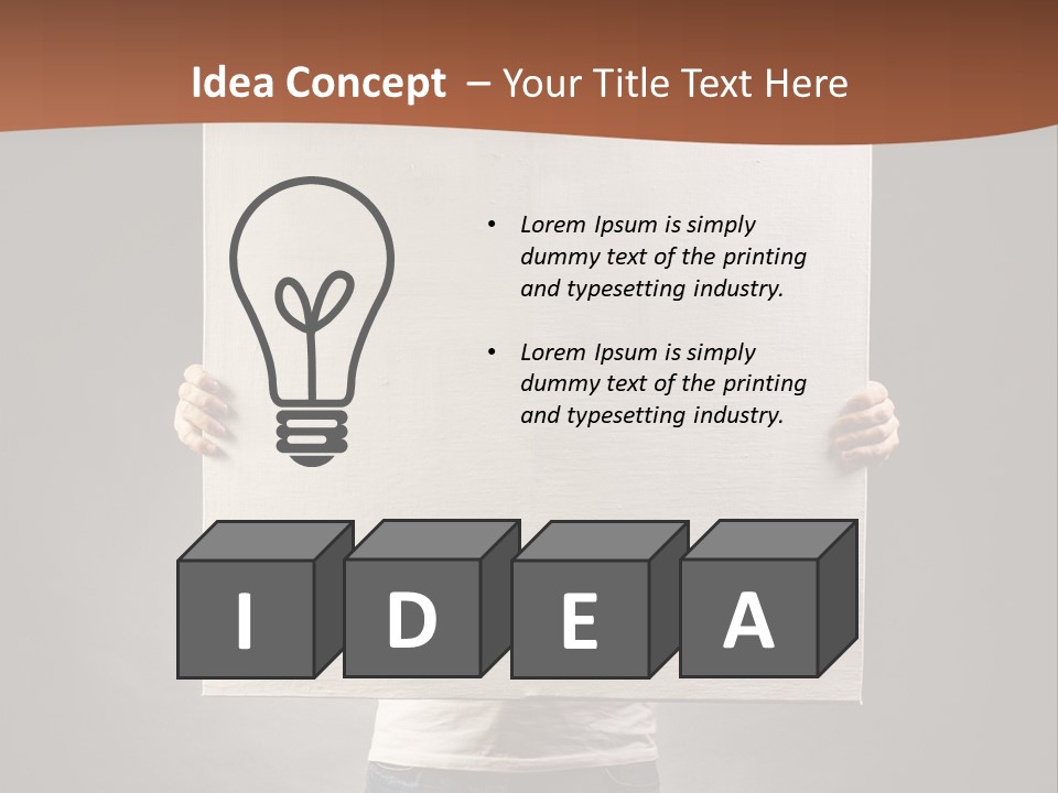 Square Primer Art PowerPoint Template