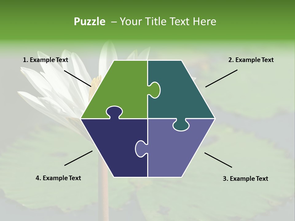 Exotic Leaf Card PowerPoint Template