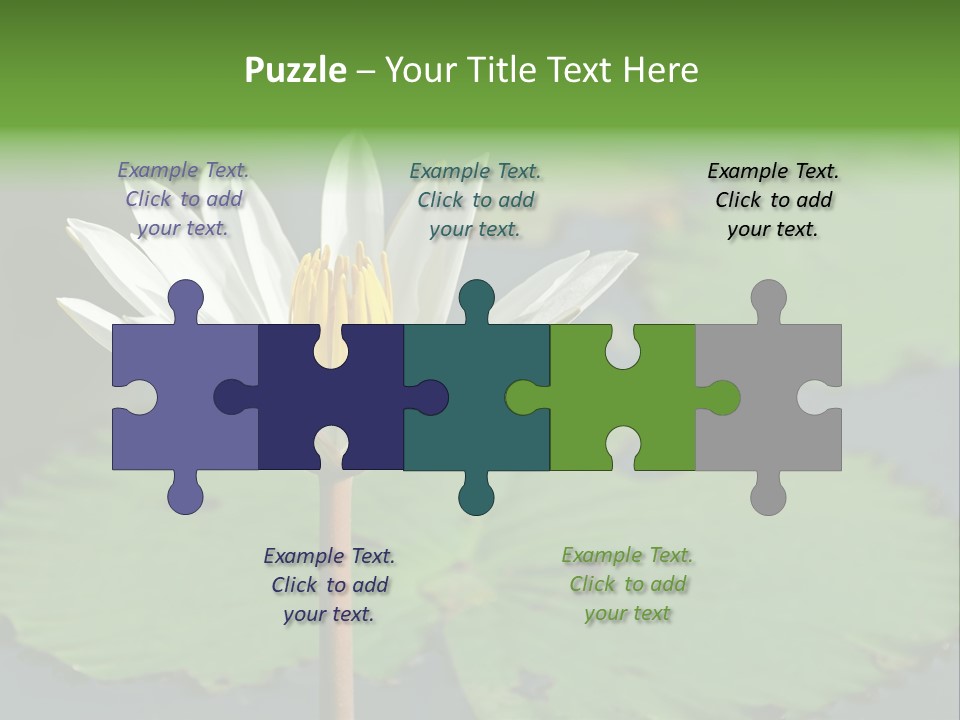 Exotic Leaf Card PowerPoint Template