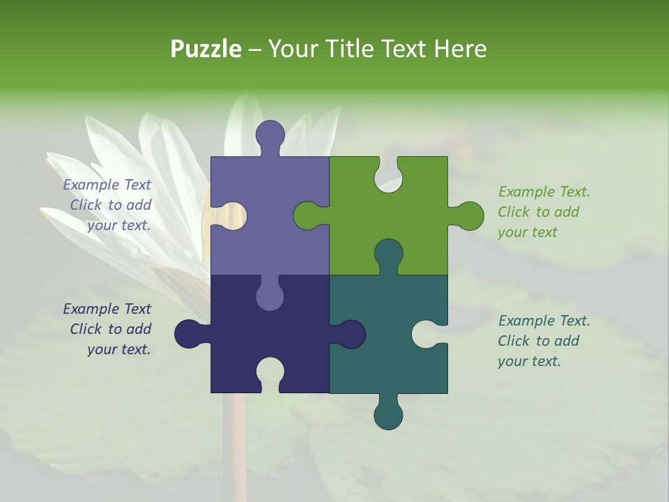 Exotic Leaf Card PowerPoint Template