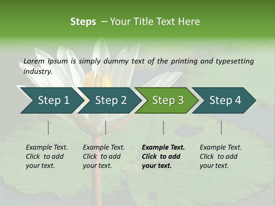 Exotic Leaf Card PowerPoint Template