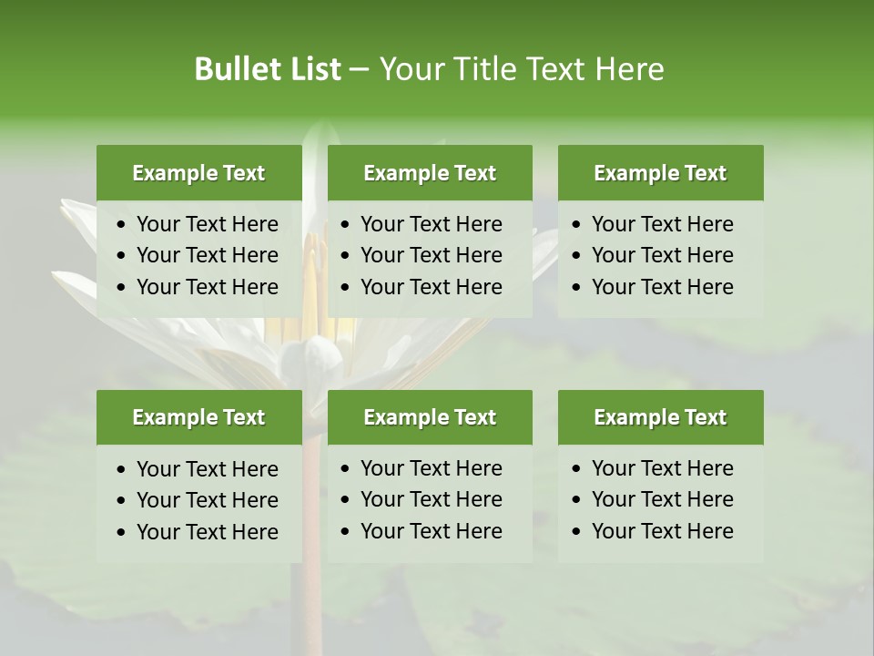 Exotic Leaf Card PowerPoint Template