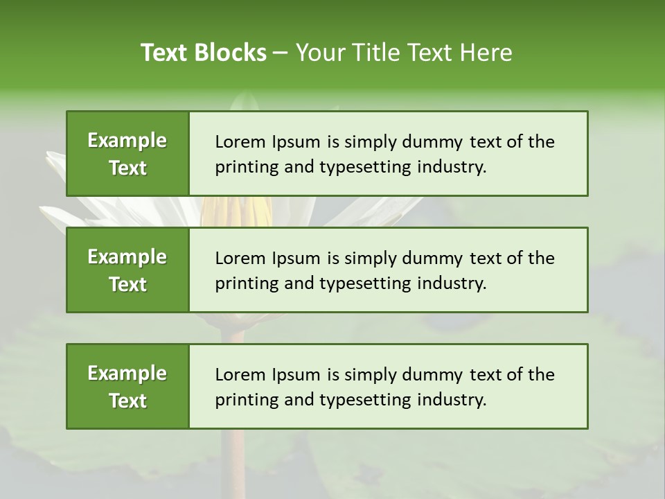Exotic Leaf Card PowerPoint Template