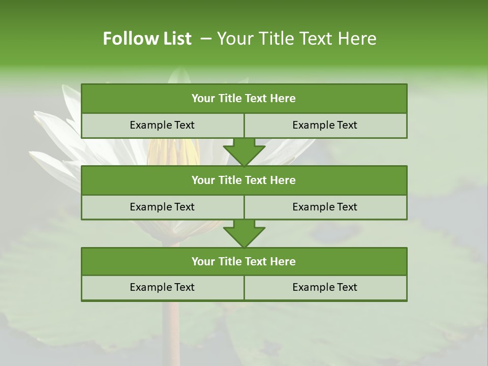 Exotic Leaf Card PowerPoint Template