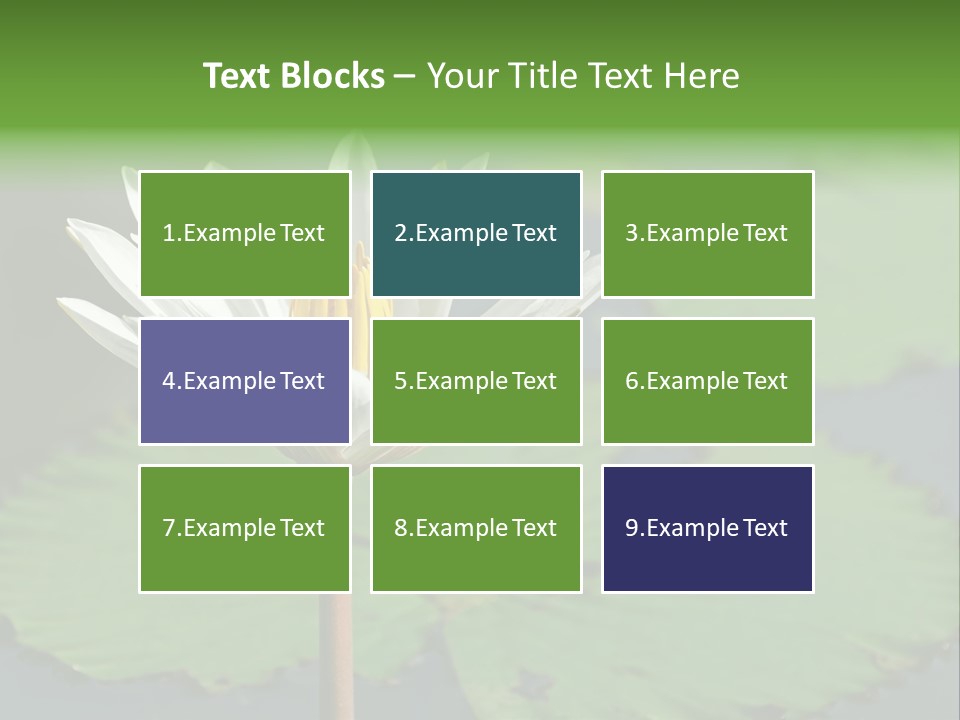 Exotic Leaf Card PowerPoint Template