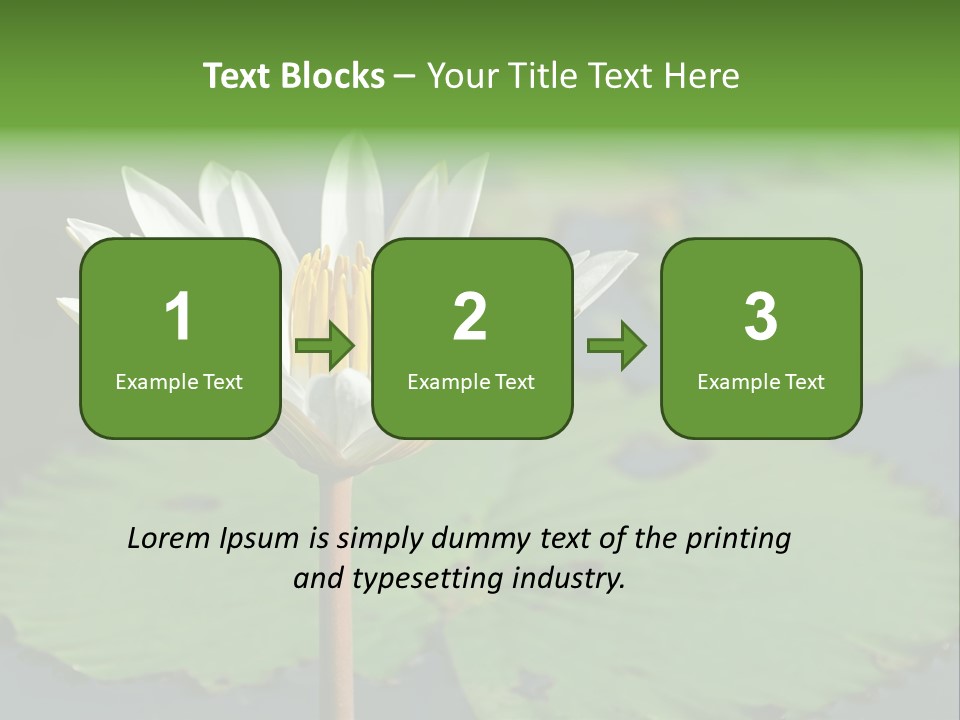 Exotic Leaf Card PowerPoint Template