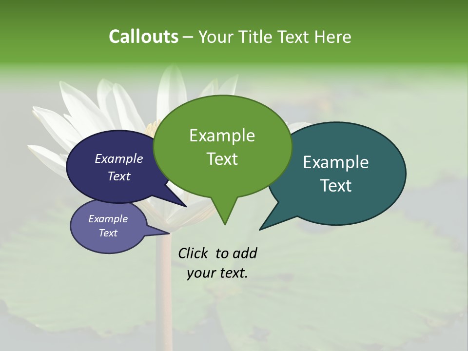 Exotic Leaf Card PowerPoint Template