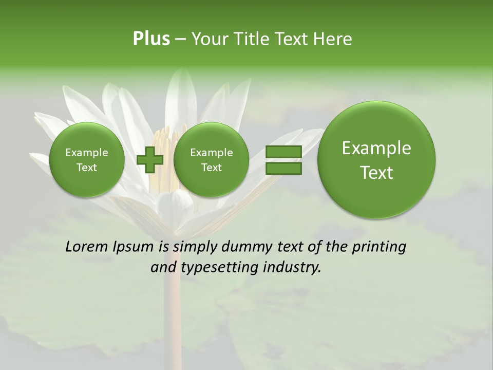 Exotic Leaf Card PowerPoint Template