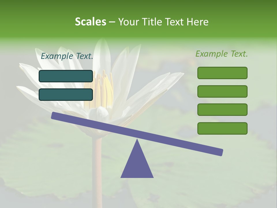 Exotic Leaf Card PowerPoint Template