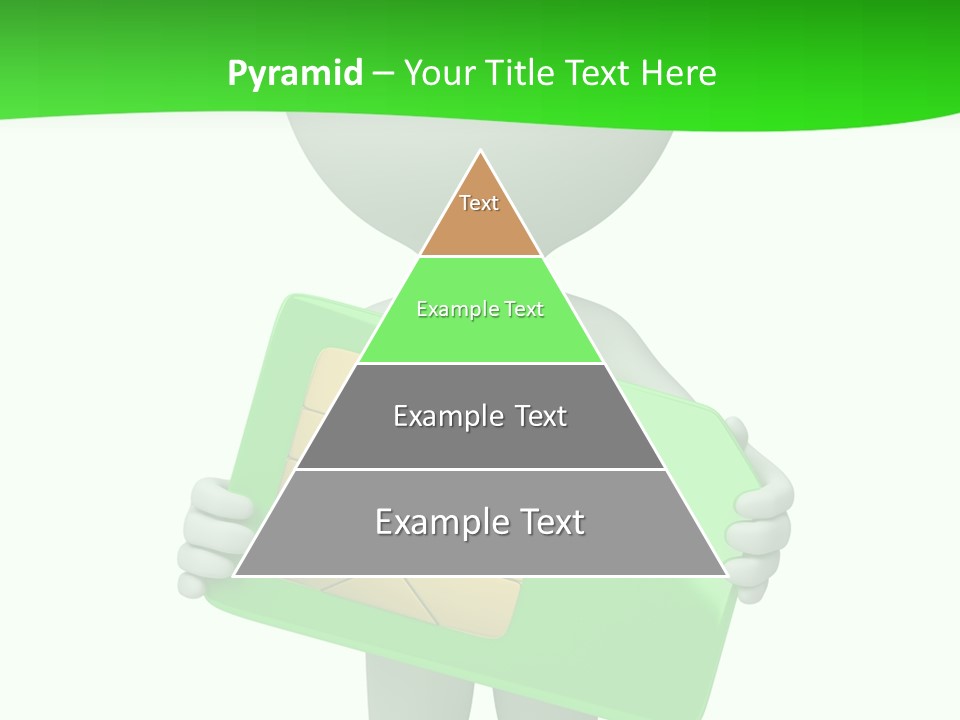 Man Graphics Phone PowerPoint Template