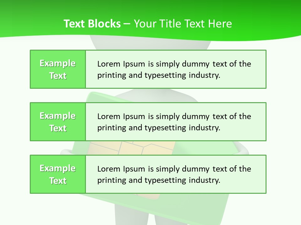 Man Graphics Phone PowerPoint Template