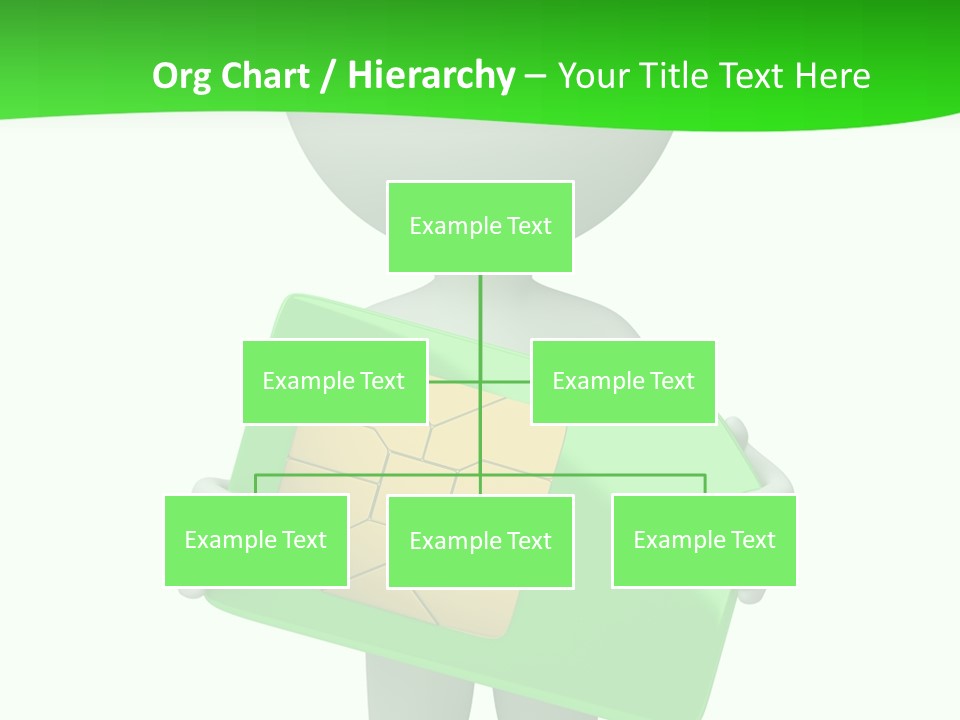 Man Graphics Phone PowerPoint Template