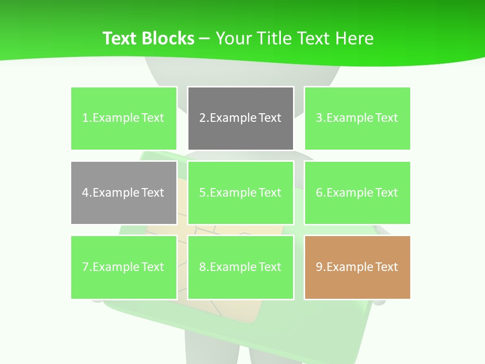 Man Graphics Phone PowerPoint Template