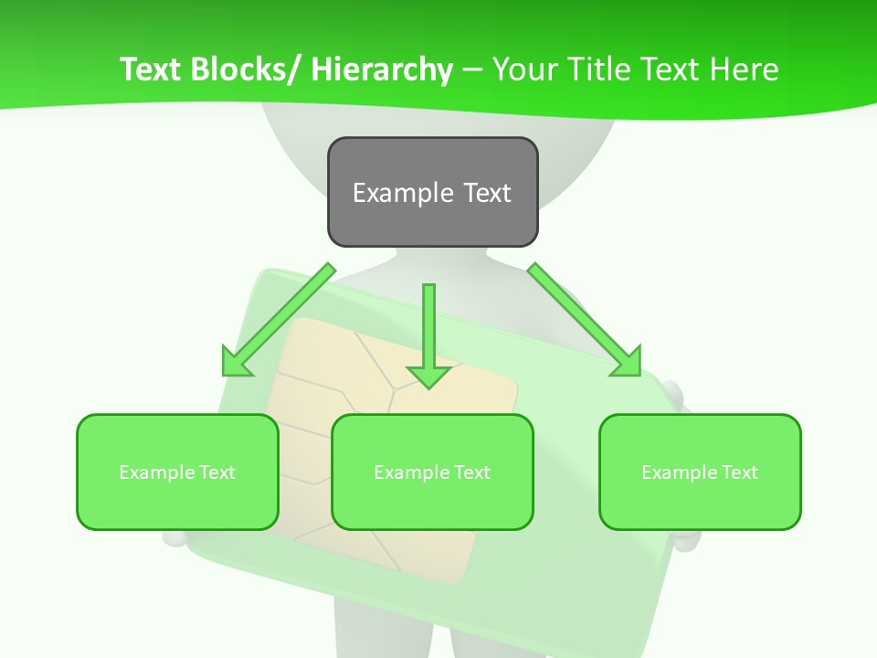 Man Graphics Phone PowerPoint Template