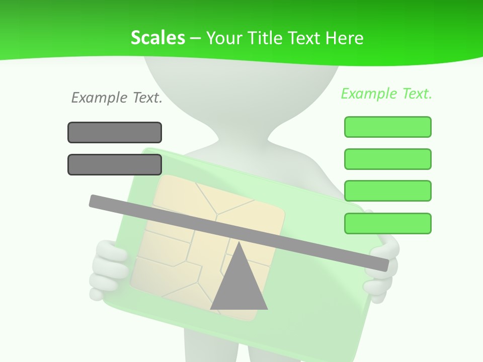 Man Graphics Phone PowerPoint Template