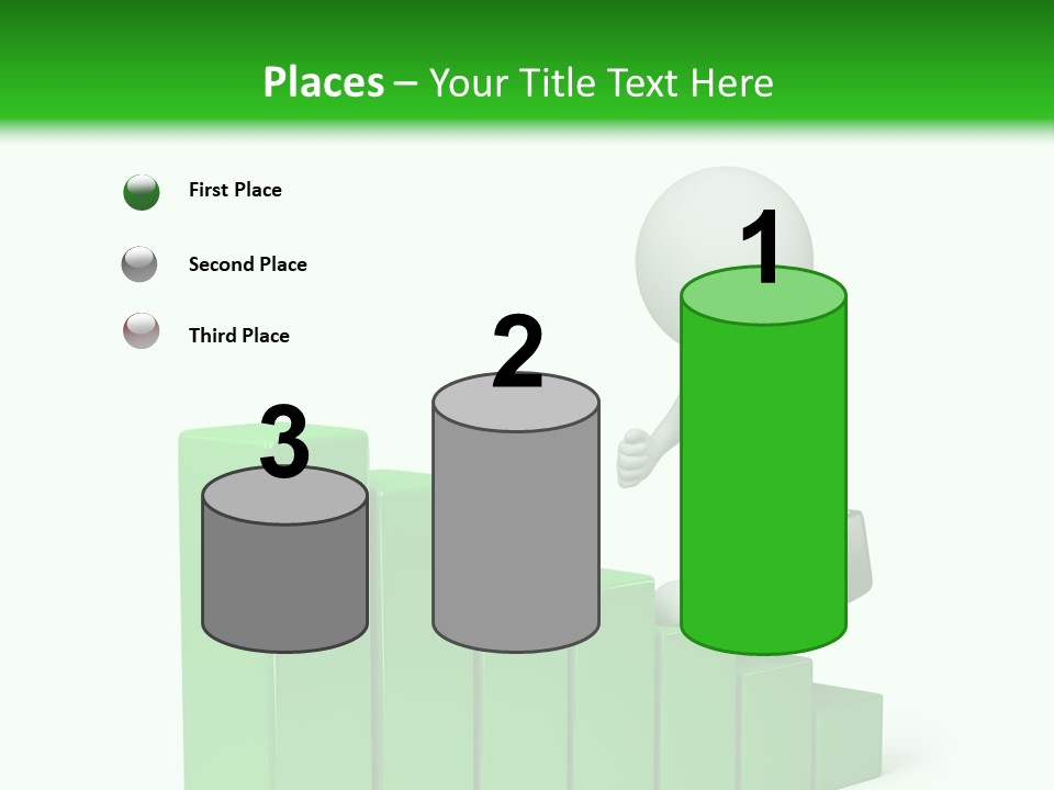 Step Abstract Statistics PowerPoint Template