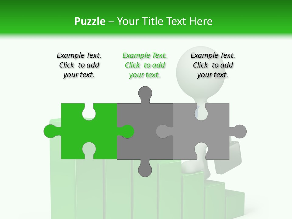 Step Abstract Statistics PowerPoint Template