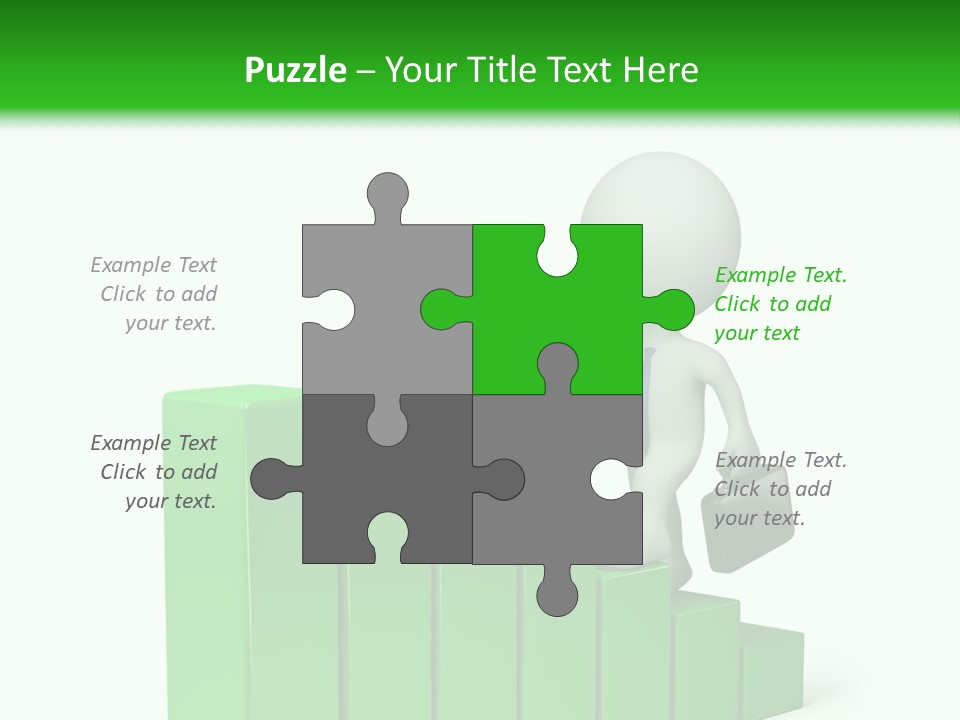 Step Abstract Statistics PowerPoint Template