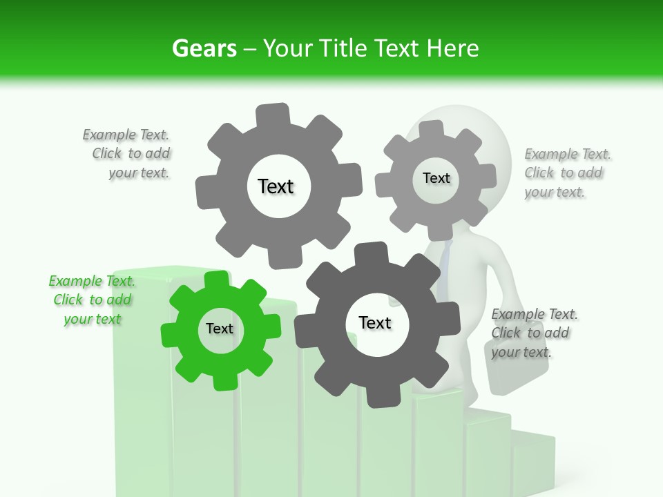 Step Abstract Statistics PowerPoint Template