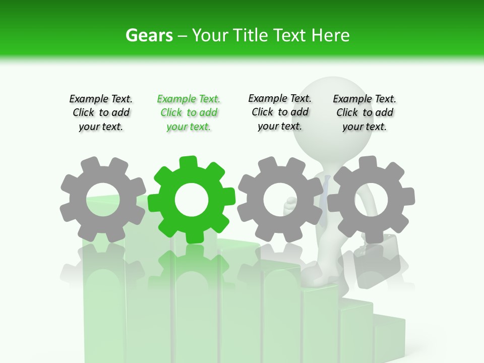 Step Abstract Statistics PowerPoint Template