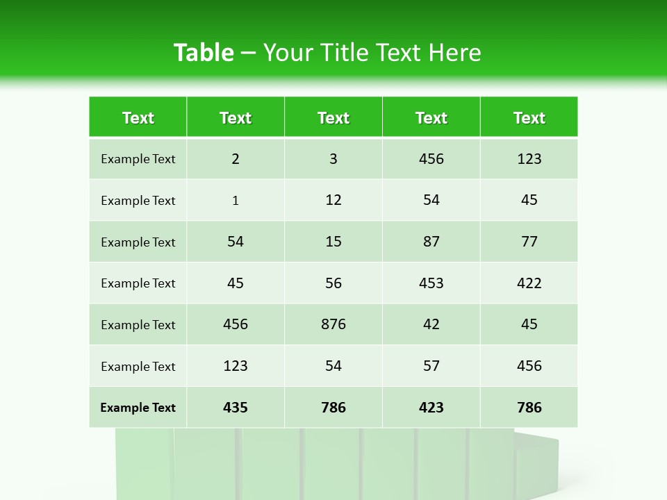 Step Abstract Statistics PowerPoint Template