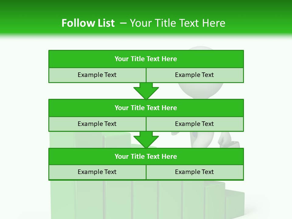 Step Abstract Statistics PowerPoint Template