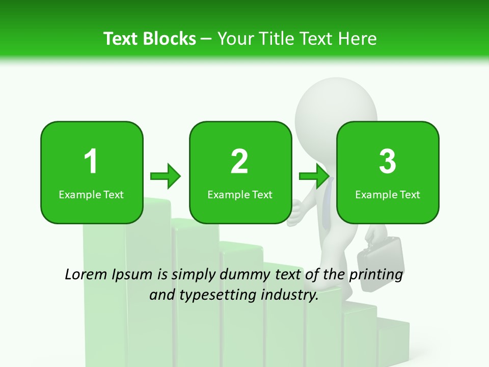 Step Abstract Statistics PowerPoint Template