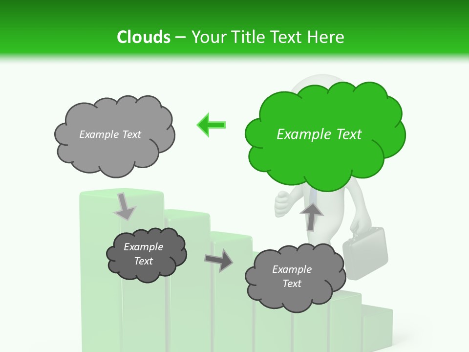 Step Abstract Statistics PowerPoint Template