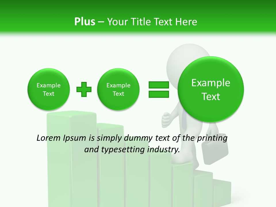 Step Abstract Statistics PowerPoint Template